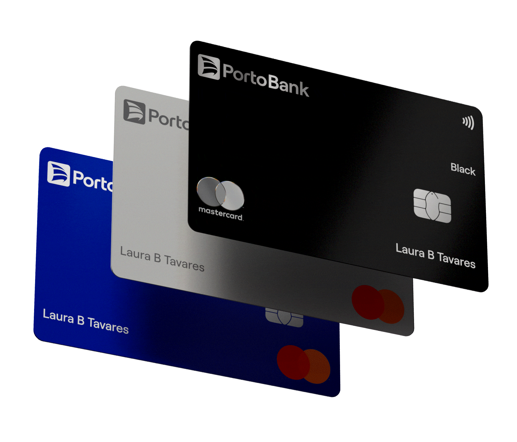 Gif cartões Portobank Mastercard